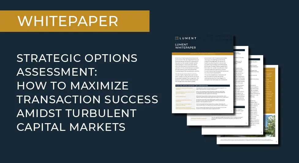 Whitepaper: Strategies To Maximize Transaction Success Amidst Turbulent Capital Markets -